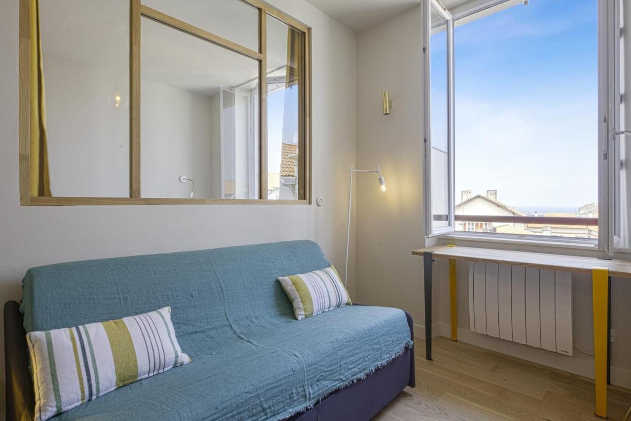 Charming 1Br Flat With Sea View At The Heart Of Biarritz - Welkeys Apartamento Exterior foto